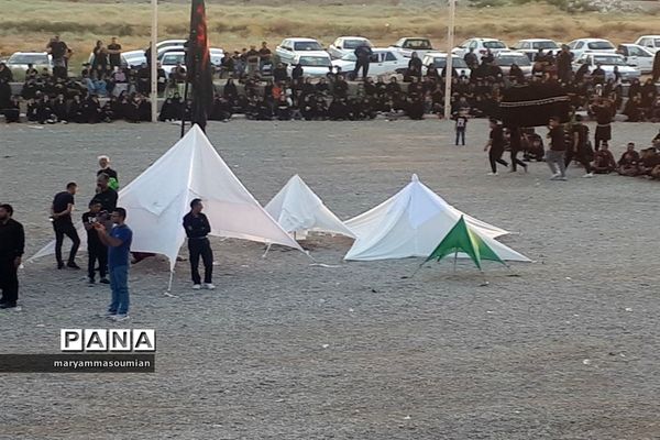 برگزاری مراسم عزاداری خیمه‌سوزان عصر عاشورا در ابرکوه