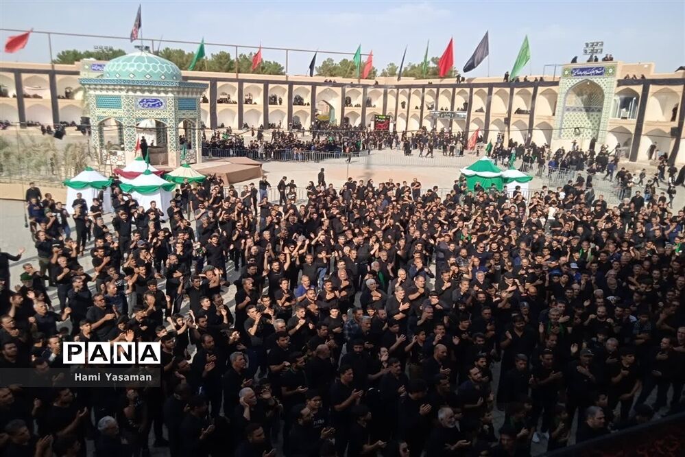 تصویرسازی باشکوه ظهر عاشورا در حسینیه سفید اشکذر
