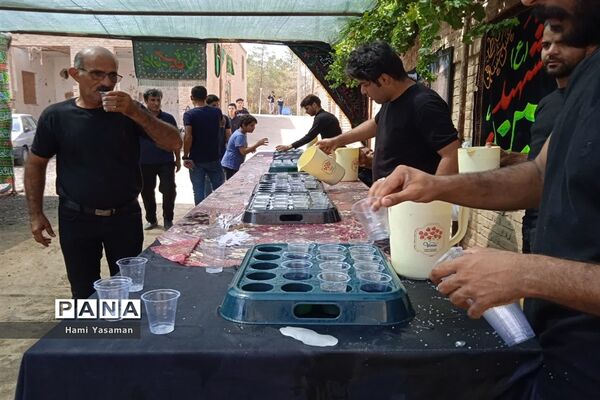 تصویرسازی باشکوه ظهر عاشورا در حسینیه سفید اشکذر