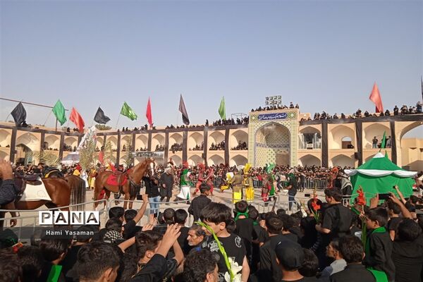 تصویرسازی باشکوه ظهر عاشورا در حسینیه سفید اشکذر