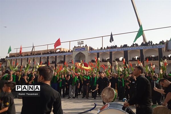 تصویرسازی باشکوه ظهر عاشورا در حسینیه سفید اشکذر