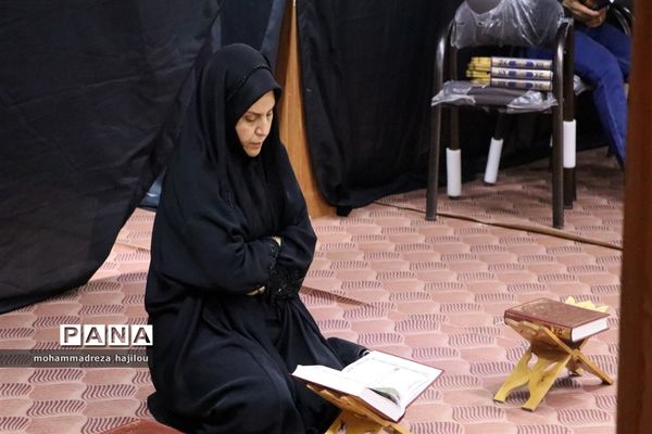 احیا قرآنی شب عاشورا در شهرستان ساوه