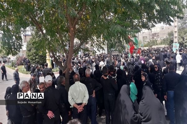 عزاداری مردم کاشمر در روز عاشورای حسینی