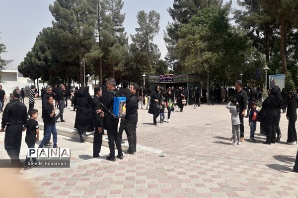 عزاداری مردم کاشمر در روز عاشورای حسینی