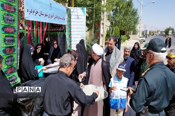 حضور گسترده مردم خرمدره در مراسم عزاداری عاشورای حسینی