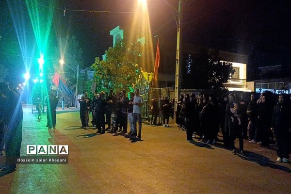 مراسم عزاداری شب شام غریبان در هیات محبین حضرت ابولفضل (ع) در شیراز