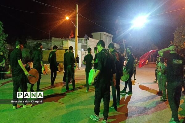 مراسم عزاداری شب شام غریبان در هیات محبین حضرت ابولفضل (ع) در شیراز