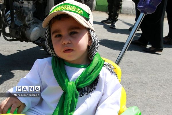 ‌حضور پُرشور دانش‌آموزان و خبرنگاران پانا کرمانشاه در تاسوعا و عاشورا حسینی