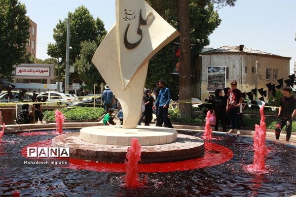‌حضور پُرشور دانش‌آموزان و خبرنگاران پانا کرمانشاه در تاسوعا و عاشورا حسینی