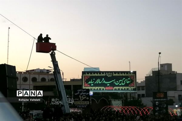 مراسم خیمه‌سوزان در مشهد