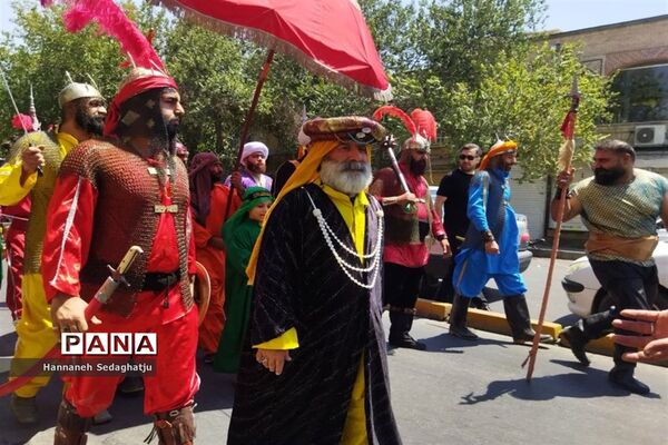 برگزاری تعزیه واقعه عاشورا در شیراز