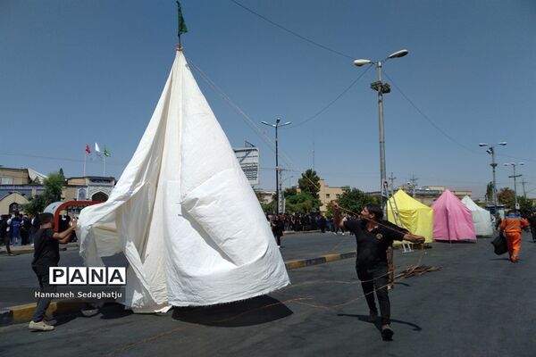 برگزاری تعزیه واقعه عاشورا در شیراز