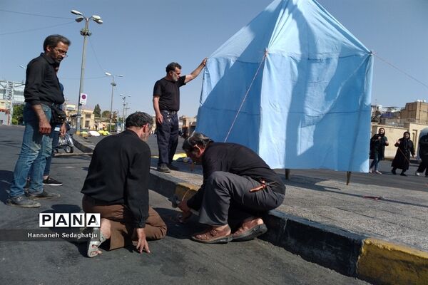 برگزاری تعزیه واقعه عاشورا در شیراز