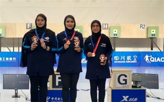 یونیورسیاد دانشجویان - چین؛ تیم تپانچه ایران برنز گرفت