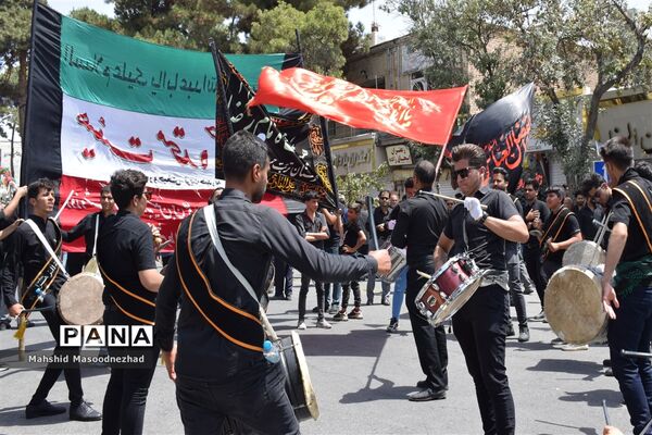 سنت عَلَم‌کشی به یاد علمدار دشت نینوا در تربت حیدریه