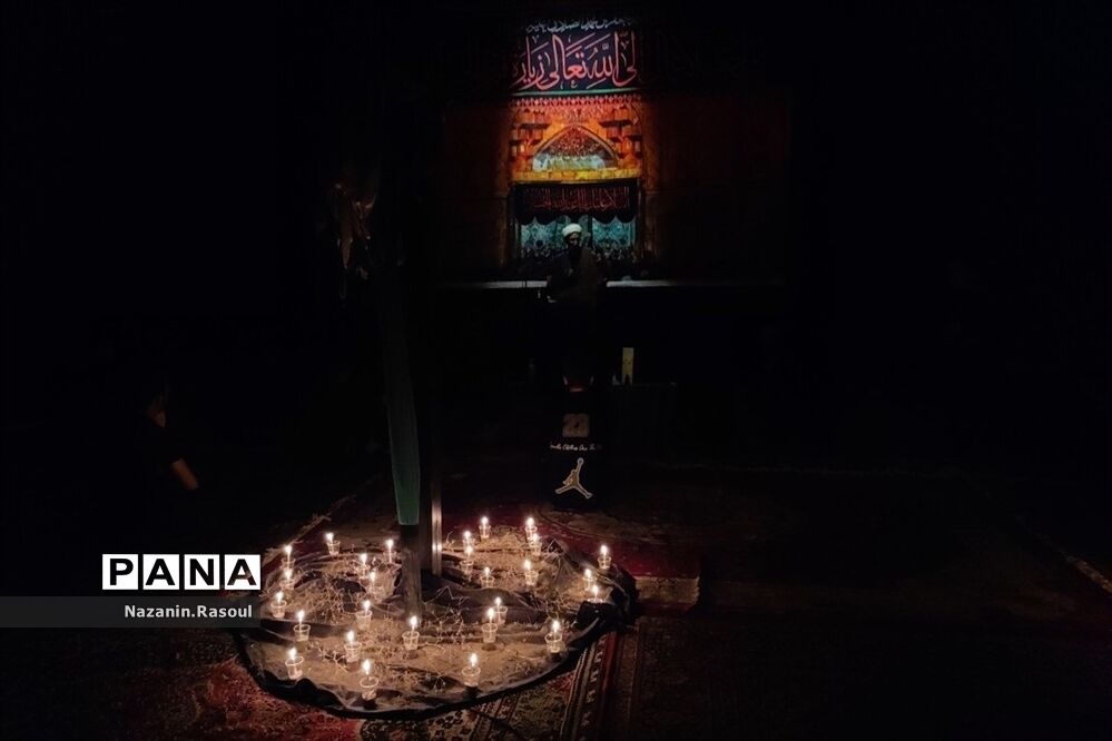 مراسم شام غریبان در شهرستان بام و صفی‌آباد