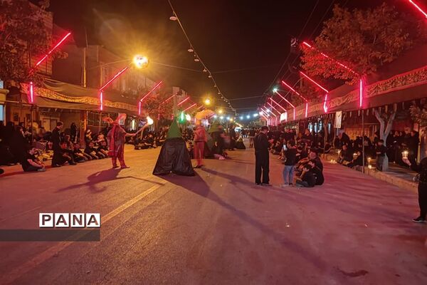 مراسم شام غریبان در شهرستان بام و صفی‌آباد