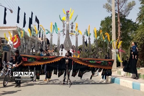 مراسم عزاداری حسینی در فدافن‌ کاشمر