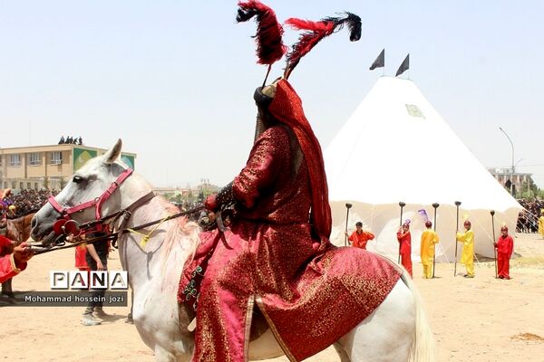 مراسم خیمه‌سوزی روز عاشورا در جمکران