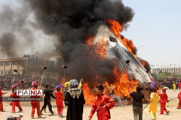 مراسم خیمه‌سوزی روز عاشورا در جمکران