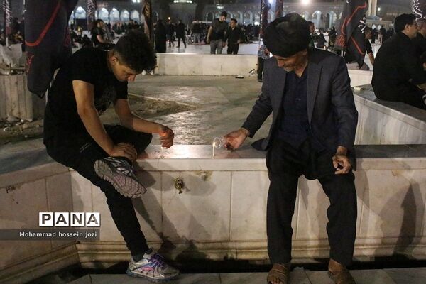 مراسم شام غریبان امام حسین (ع) در مسجد مقدس جمکران