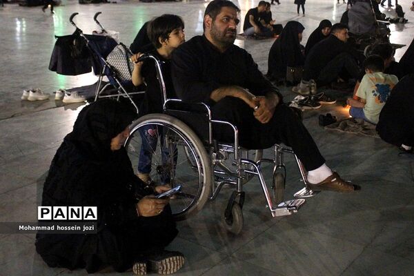 مراسم شام غریبان امام حسین (ع) در مسجد مقدس جمکران