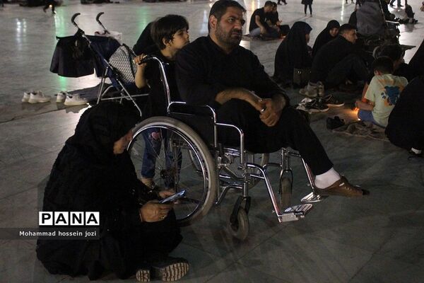 مراسم شام غریبان امام حسین (ع) در مسجد مقدس جمکران
