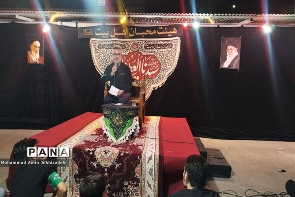 برگزاری مراسم عزاداری در دبیرستان شاهد‌ کوثر شهرستان رباط‌کریم