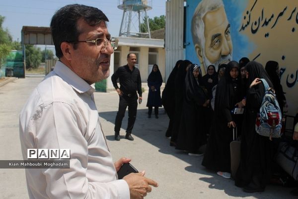 اعزام سومین کاروان دانش‌آموزان زیارت اولی استان بوشهر