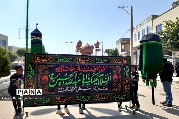 سوگواری ایام عزاداری حسین (ع) در قادرآباد فارس