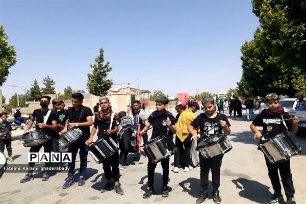 سوگواری ایام عزاداری حسین (ع) در قادرآباد فارس