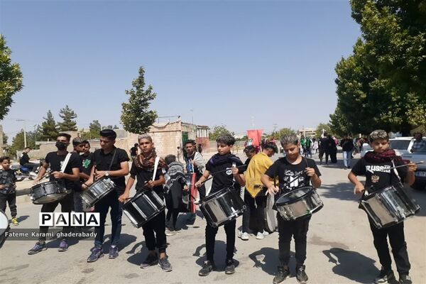 سوگواری ایام عزاداری حسین (ع) در قادرآباد فارس