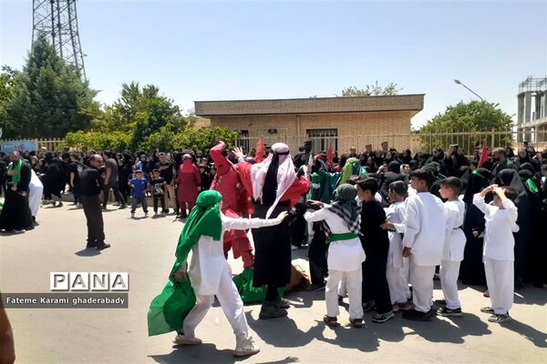 سوگواری ایام عزاداری حسین (ع) در قادرآباد فارس