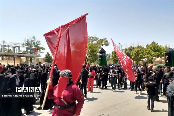 سوگواری ایام عزاداری حسین (ع) در قادرآباد فارس