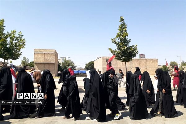 سوگواری ایام عزاداری حسین (ع) در قادرآباد فارس