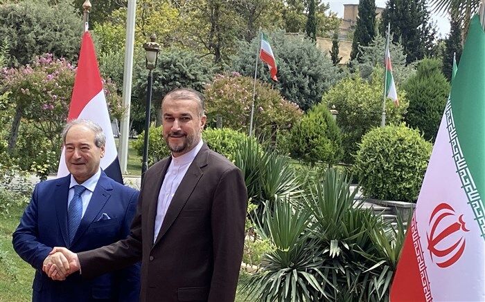 امیرعبداللهیان از وزیر خارجه سوریه استقبال کرد