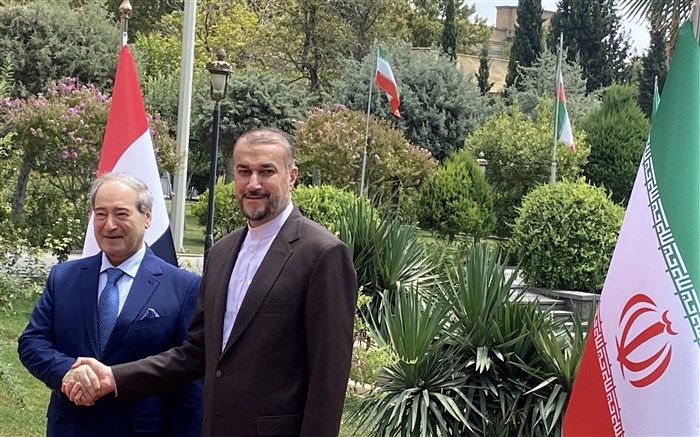 امیرعبداللهیان از وزیر خارجه سوریه استقبال کرد
