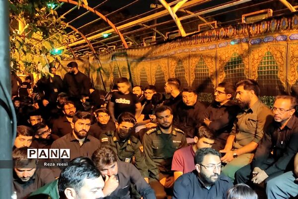 مراسم رونمایی از سنگ مزار شهید مدافع امنیت محمد اسلامی