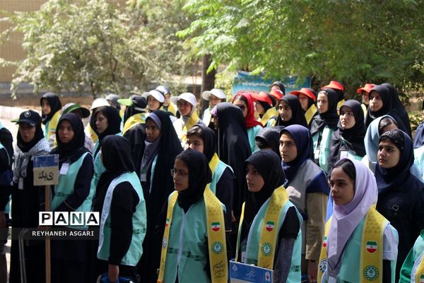 مراسم افتتاحیه اردوهای یاورمربیان شهرستان‌های استان تهران ویژه دانش‌آموزان دختر