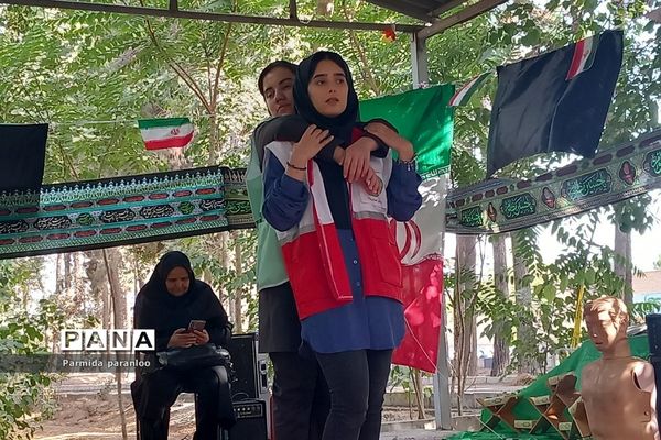 برگزاری کارگاه آموزشی امداد و نجات و هلال احمر در اردوی استانی یاور مربیان