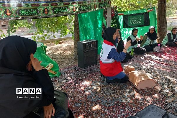 برگزاری کارگاه آموزشی امداد و نجات و هلال احمر در اردوی استانی یاور مربیان