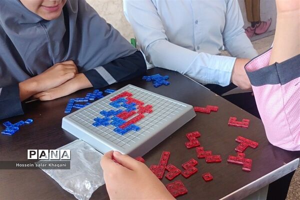 برگزاری کلاس‌های آموزشی ‌بازی‌های فکری رویش در دبستان شهیدان بهاری ‌شیراز
