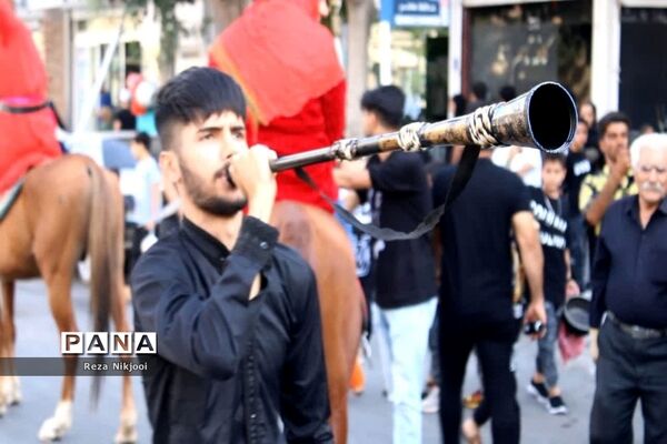 حرکت کاروان زینبیون در شهرستان بهارستان