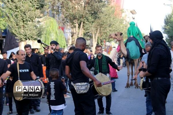 حرکت کاروان زینبیون در شهرستان بهارستان