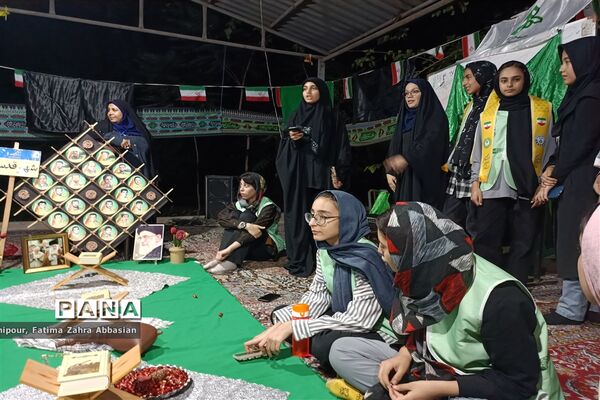 محفل انس با قرآن در شب دوم سفر تربیتی یاو‌رمربیان پیشتاز شهرستان قدس
