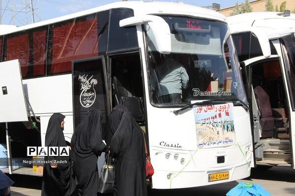 مراسم اعزام اقشار بسیج سپاه سیدالشهدا(ع) اسلامشهر به اردوی راهیان نور