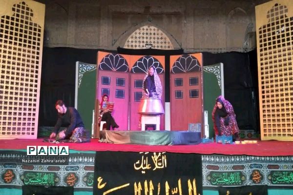 اجرای نمایش شیدای‌ زمان به‌مناسبت ماه محرم در مسجد جامع ورامین