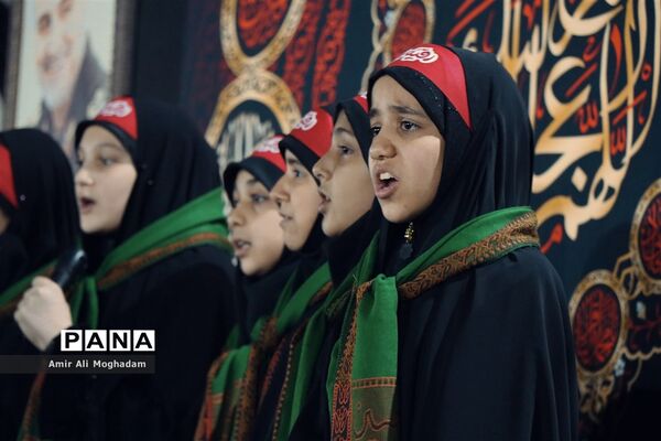 عزاداری فرهنگیان ناحیه ۴مشهد مقدس در دهه دوم محرم