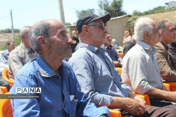 کلنگ زنی مدرسه ابتدایی در روستای وزوار گلوگاه