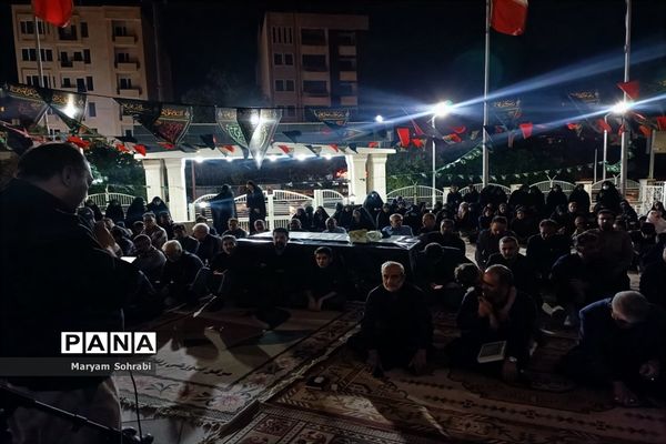 مراسم عزاداری محرم در اداره‌کل آموزش و پرورش فارس